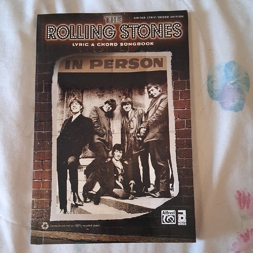 The Rolling Stones Lyric & Chord Songbook - Black and White